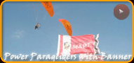 Power Paragliders with Banner