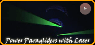 Power Paragliders with Laser